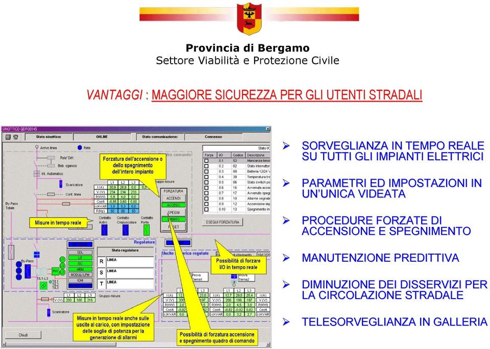 UNICA VIDEATA PROCEDURE FORZATE DI ACCENSIONE E SPEGNIMENTO MANUTENZIONE