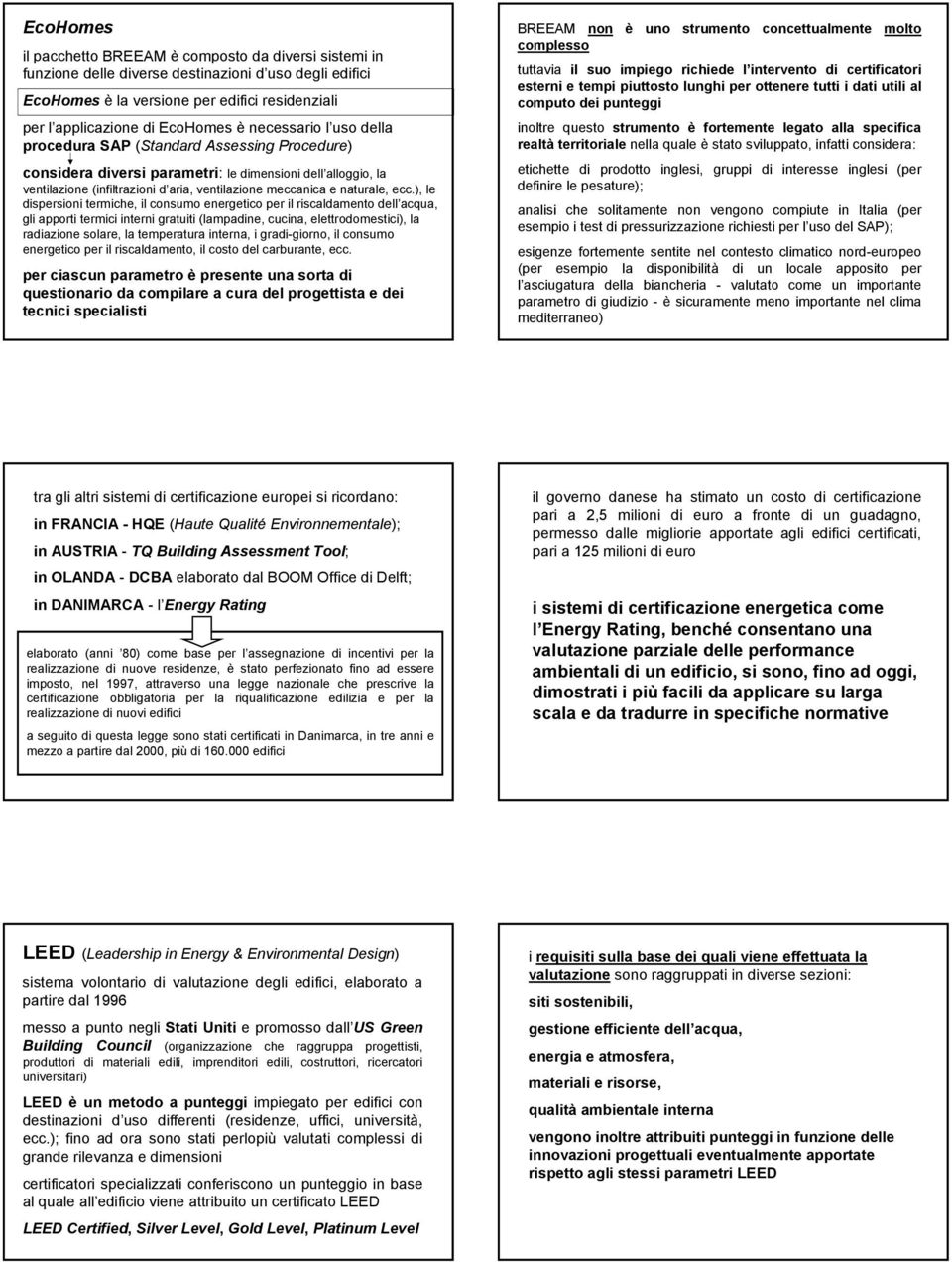 ecc.), le dispersioni termiche, il consumo energetico per il riscaldamento dell acqua, gli apporti termici interni gratuiti (lampadine, cucina, elettrodomestici), la radiazione solare, la temperatura