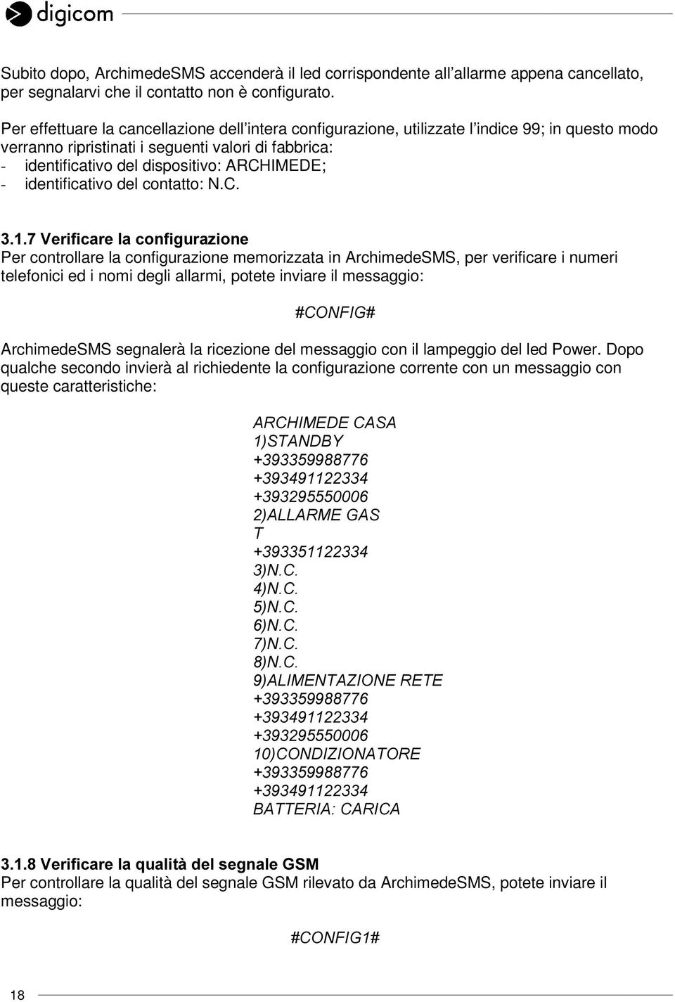 identificativo del contatto: N.C.