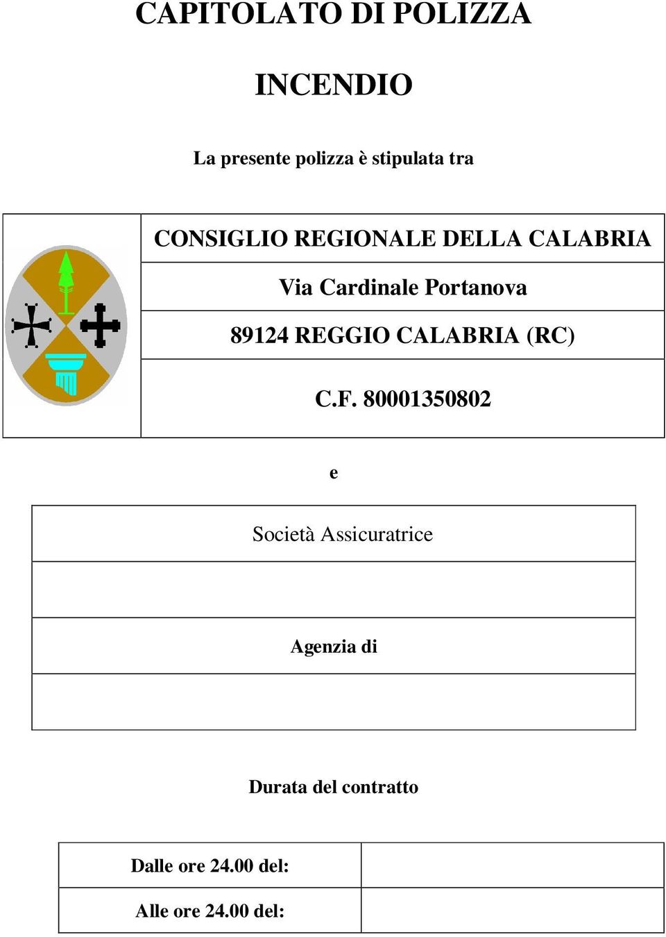 REGGIO CALABRIA (RC) C.F.