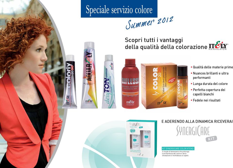 capelli bianchi Fedele nei risultati E ADERENDO ALLA DINAMICA RICEVERAI KIT KIT SYNERGICARE COLOR XTEND