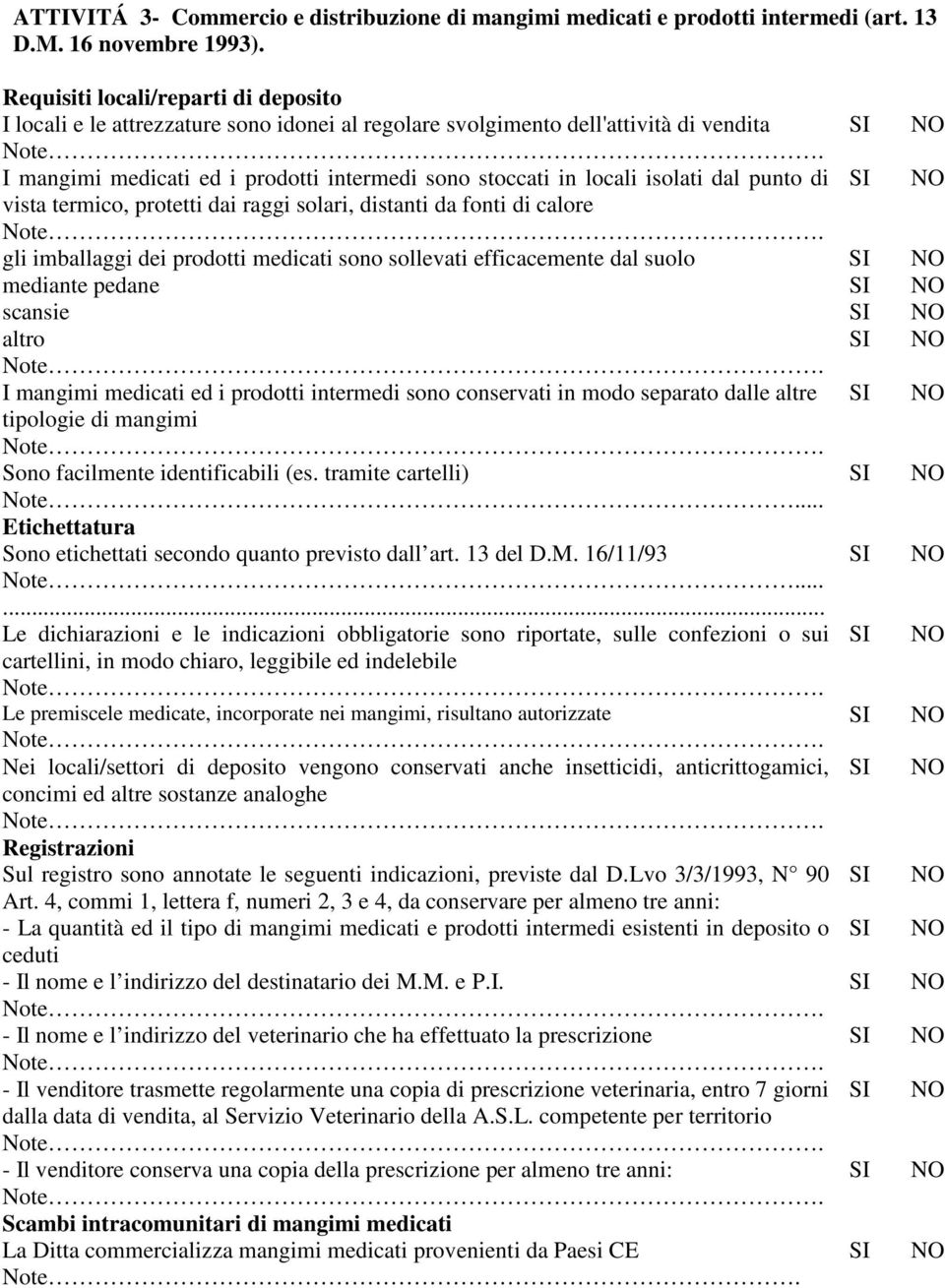 dal punto di vista termico, protetti dai raggi solari, distanti da fonti di calore gli imballaggi dei prodotti medicati sono sollevati efficacemente dal suolo mediante pedane scansie altro I mangimi