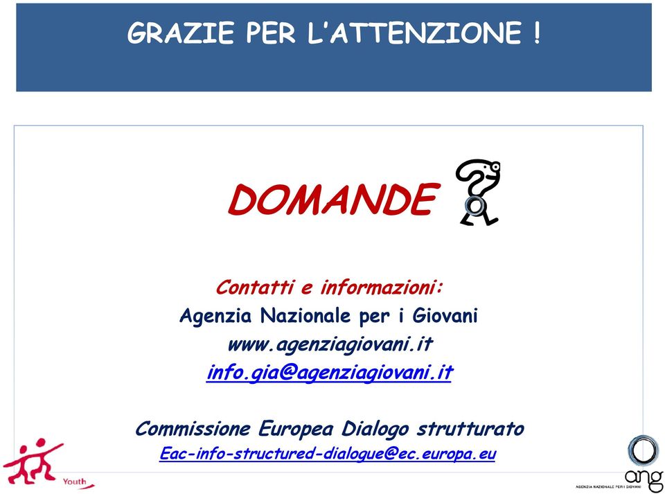 i Giovani www.agenziagiovani.it info.