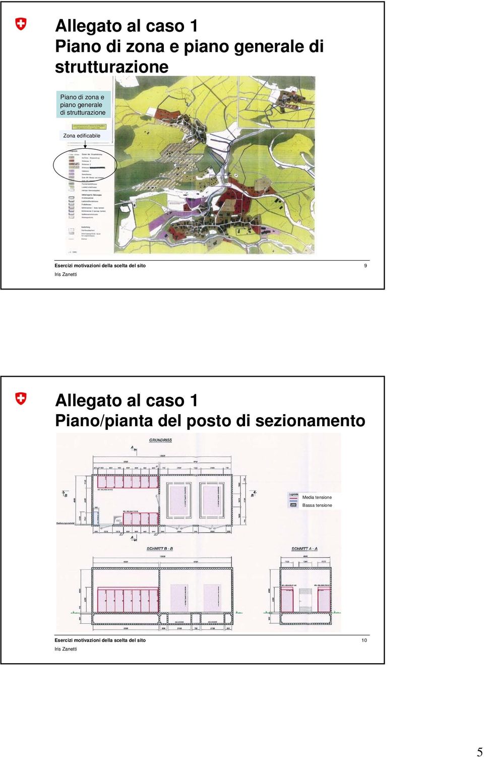 strutturazione Zona edificabile 9 Allegato al caso 1