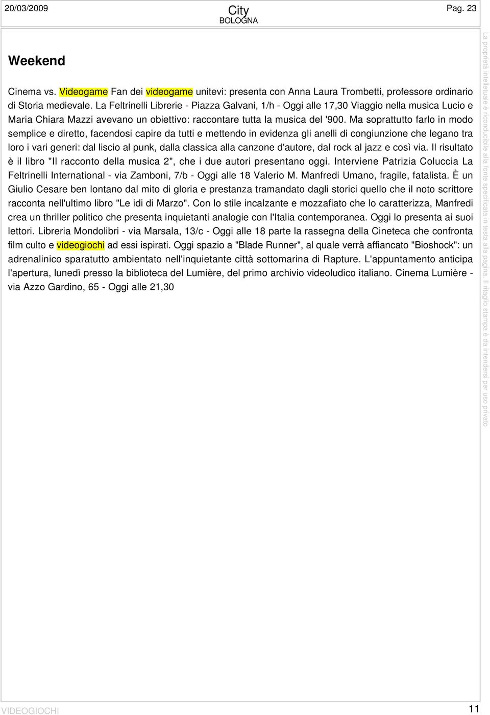 Ma soprattutto farlo in modo semplice e diretto, facendosi capire da tutti e mettendo in evidenza gli anelli di congiunzione che legano tra loro i vari generi: dal liscio al punk, dalla classica alla