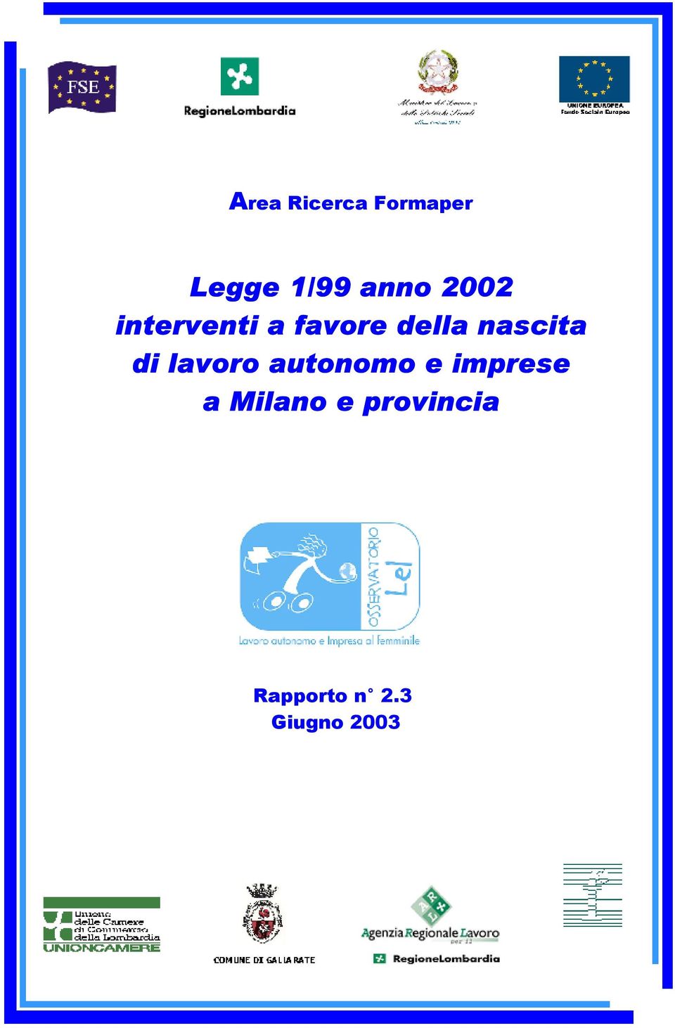 di lavoro autonomo e imprese a Milano