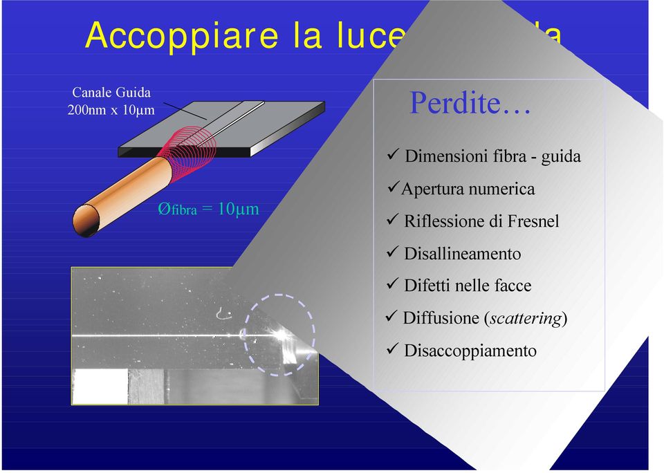 Apertura numerica Riflessione di Fresnel