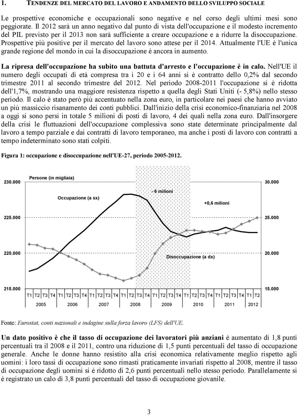 Prospettive più positive per il mercato del lavoro sono attese per il 2014. Attualmente l'ue è l'unica grande regione del mondo in cui la disoccupazione è ancora in aumento.