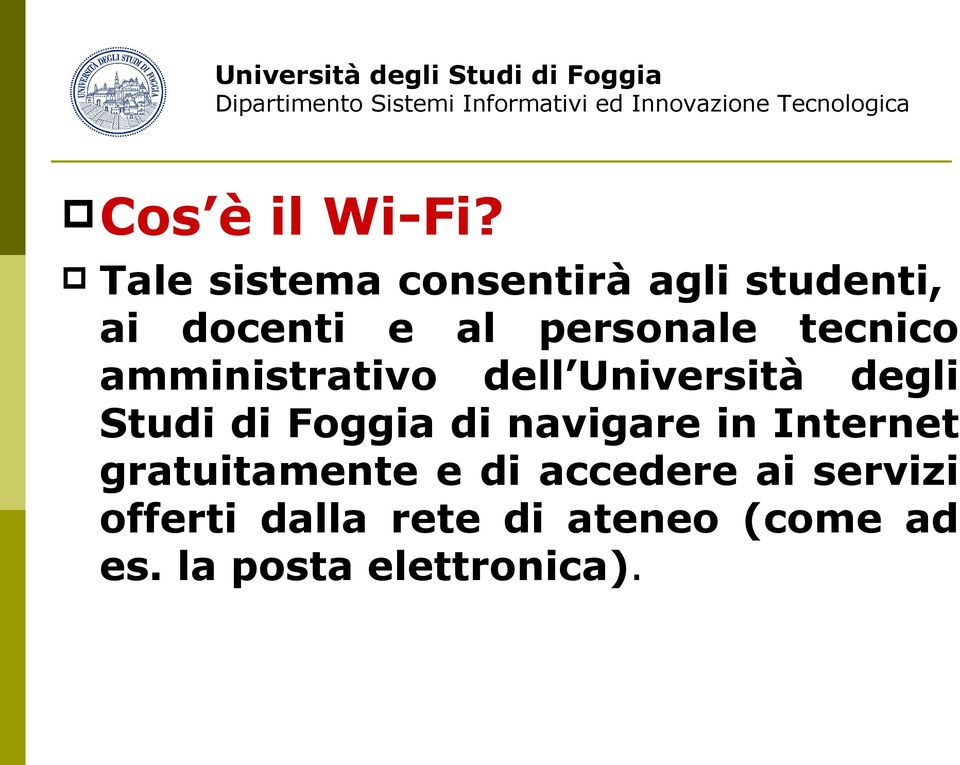 tecnico amministrativo dell Università degli Studi di Foggia di