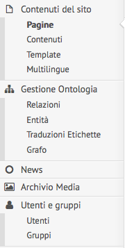 l Archivio Media In questo Tutorial andremo ad utilizzare la parte di back-end che gestisce i media: l Archivio Media.