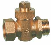 Serie RSC RUBINETTI PER SCARICO CALDAIA BOILER DRAIN VALVES RSC1 Rubinetto scarico caldaia femmina/ femmina Female/female boiler drain cock 23.01.