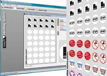 Labelling System Modulo LCE Tappo di protezione trasparente con piastrina porta etichette Per utilizzare il sistema di etichettatura Easyfit Labelling System, le valvole Easyfit sono dotate di un
