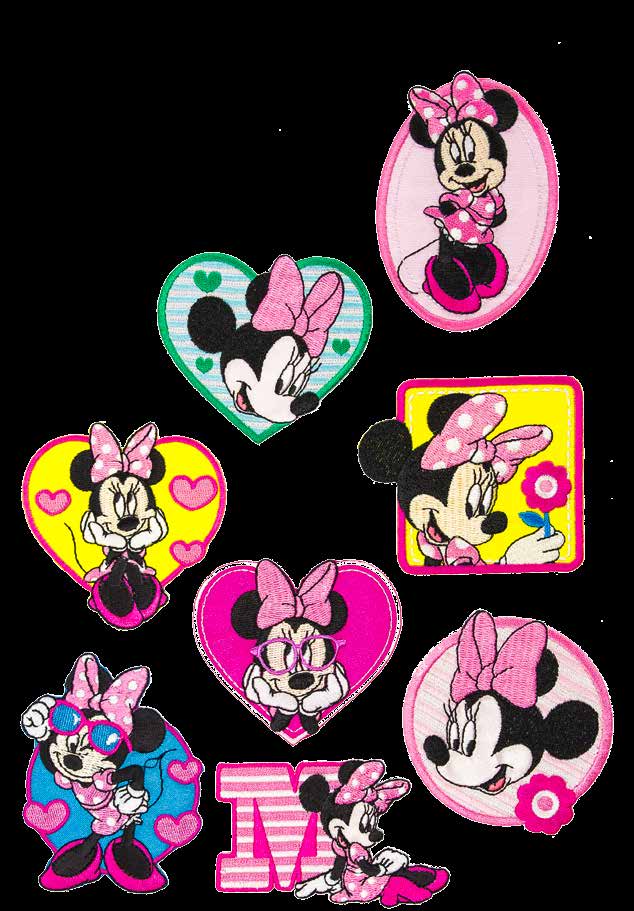 Disney Minnie 24 etichette termoadesive 8
