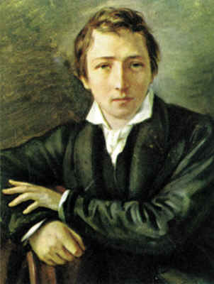 Heinrich Heine Grande poeta tedesco (1797-1856).