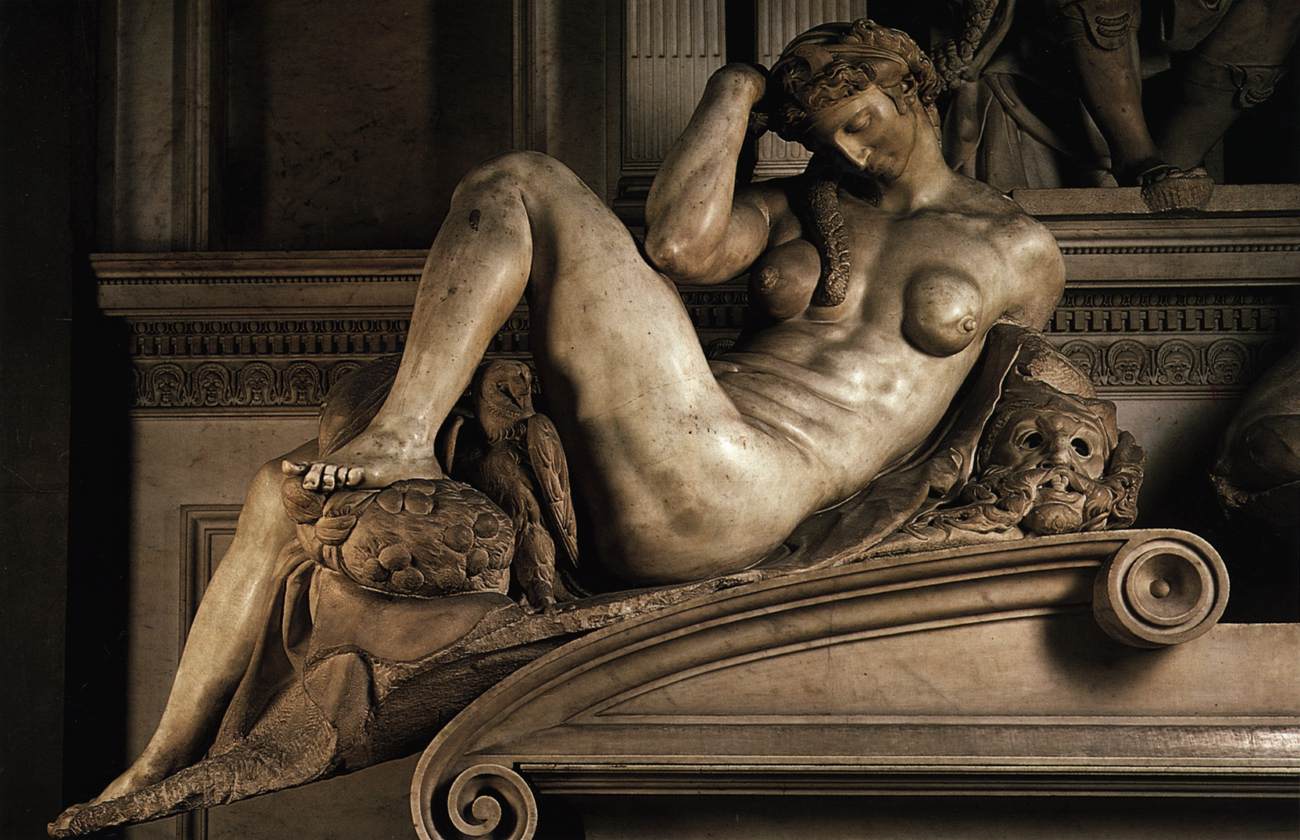Michelangelo, La notte (1526-33,