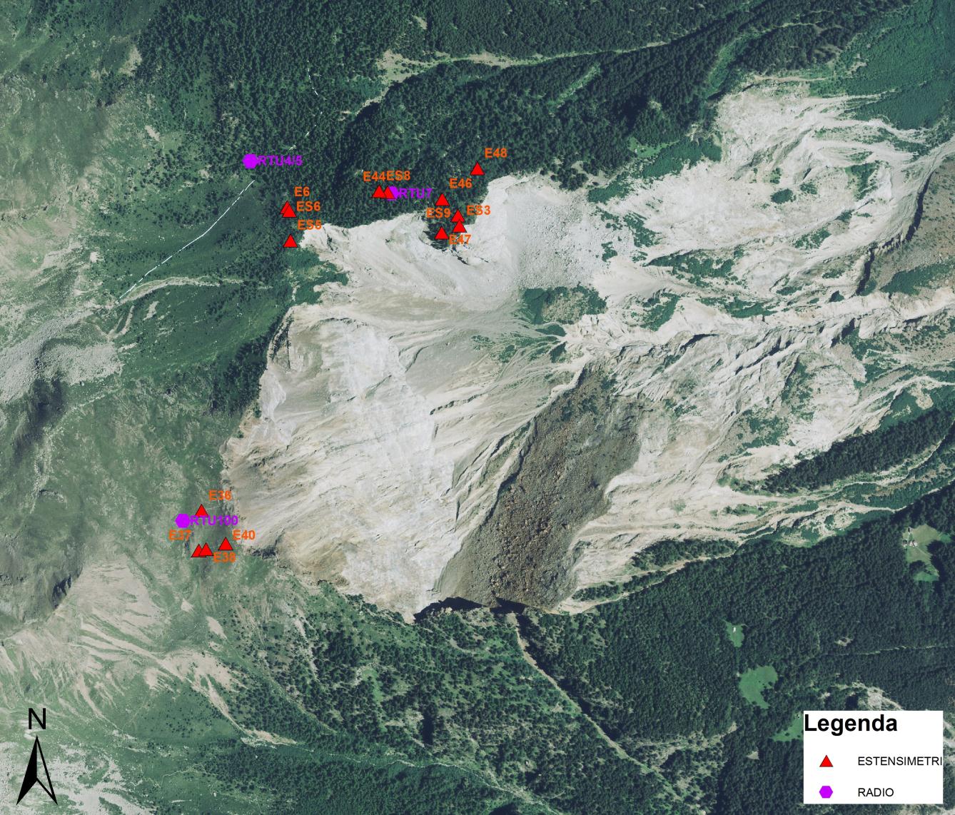 Monitoraggio geotecnico ed idrologico Il monitoraggio del versante conosciuto come della frana della Val Pola ha avuto inizio nell anno 1987.