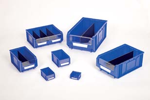 CONTENITORI boxes KEY BOX 6 Contenitori sovrapponibili prodotti in materiale termoplastico resistente ad acidi, olii e solventi e a temperature da -40 a +80.