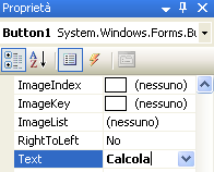 Esempio. Data la casella di testo txtnumero allora: - la scrittura txtnumero.name dice che.name è la proprietà nome della casella di testo - la scrittura txtnumero.text dice che.