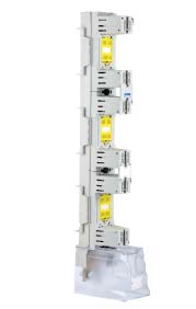 Guide fusibili NH - verticali - serie EBF Descrizione La gamma di guide fusibili NH di Bussmann è stata progettata specificamente per l'utilizzo con i fusibili NH.