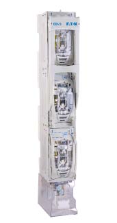 Sezionatori fusibile NH - verticali - serie EBV Descrizione La gamma di ingranaggi verticali NH di Bussmann è stata progettata specificamente per l'utilizzo con i fusibili NH.