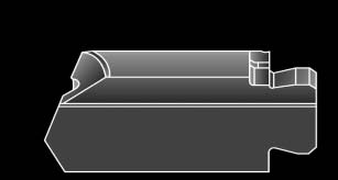 TGI 0 Helix 100 L/D a cannone a cuspide intercambiabile Lubrificazione interna Diametro ø10.