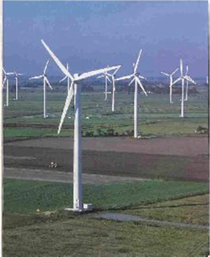 Le Wind-Farm Più aereogeneratori collegati insieme formano le wind-farm, fattorie del vento, che sono delle vere e proprie centrali elettriche.