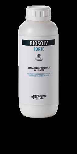 Degradatori e Deodoranti ambientali 6 6 Biosolv Pastiglia Fresco Pastiglia a base enzimatica da 00 g con ghiera in plastica che può essere igienicamente posizionata negli orinatoi.