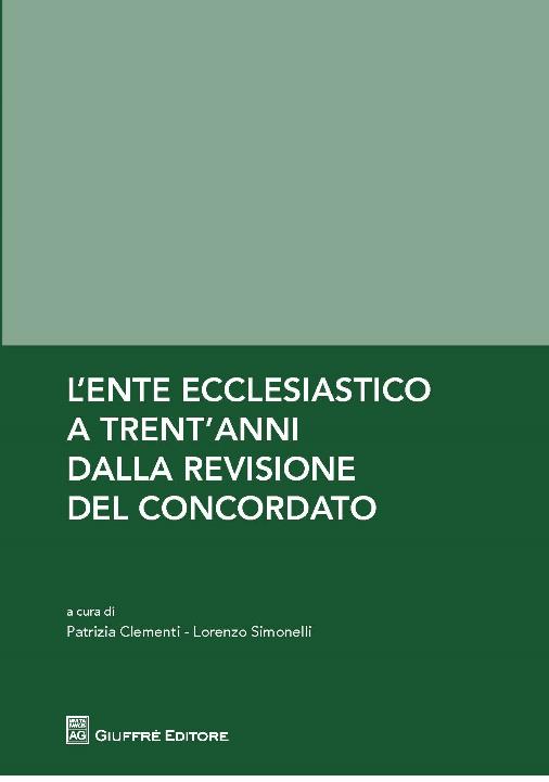 L'Ente Ecclesiastico a trent'anni dalla revisione del Concordato Bettetini Prof.