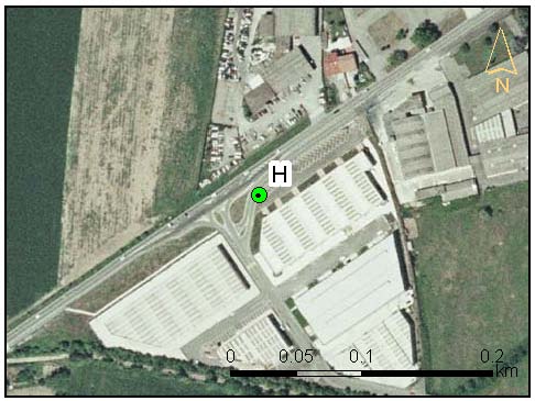 MISURA 21 file n. 22 POSTAZIONE H PERIODO Diurno DATA 18/07/2008 ORA 18.40.49 DURATA (s) 421.0 Leq db(a) 68.8 L95 db(a) 56.0 L10 db(a) 71.