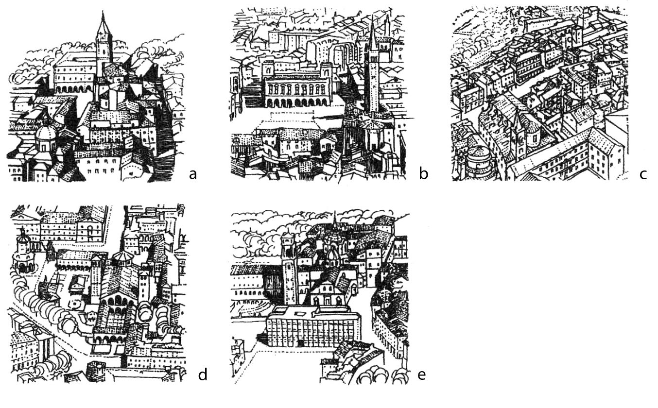 T07_PPNII_UNIO -0-009 7:0 Pagina 8 98 Individuare l assonometria corrispondente alla pianta raffigurata di seguito. 0 Quale tipo di rappresentazione grafica è stato usato per il disegno della scala?