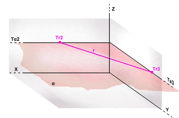 In alcune situazioni particolari la retta presenta le sue tracce che cadono sopra le tracce del piano.