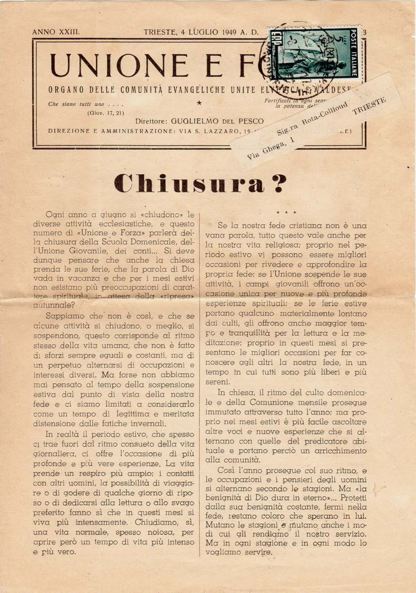 Le corrispondenze per l interno stampe periodiche 08.07.