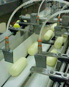 Handling systems for food and packaging industry Standard or customized lines with different kind of structures and conveyors : Structures in aluminium, painted steel or stainless steel Use of