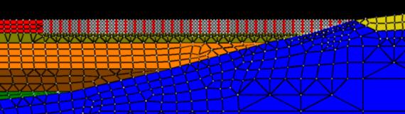 2. Modellazione numerica con l ipotesi di intervento di bonifica mediante jet-grouting Nell ottica di fornire confronti teorici, lo studio numerico è stato suddiviso in due 4 sottomodelli: - due