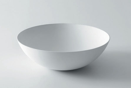 LAVABI / WASHBASINS LAVABI / WASHBASINS CIOTOLA 43 MATT 37 - MATT 58 398 Fattorini + Rizzini + Partners LAVABO CIRCOLARE DA APPOGGIO IN CERAMILUX SSL OPACO SP 4 MM LAVABI SOPRAPIANO IN CERAMILUX