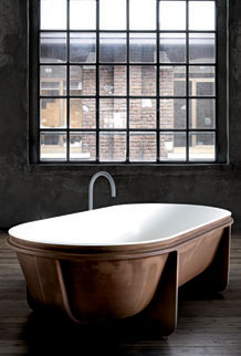 VASCHE DA BAGNO / BATHTUBS VASCHE DA BAGNO / BATHTUBS 426 427 HANDMADE VASCA FREESTANDING IN CERAMILUX FREESTANDING BATHTUB IN CERAMILUX Design Michael Schmidt per Falper CONTROSTAMPO VASCA