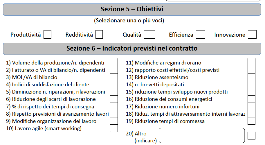 vengono individuati una serie di indicatori utilizzati nei citati contratti per il raggiungimento degli obiettivi programmati. Partecipazione agli utili - L art. 3 