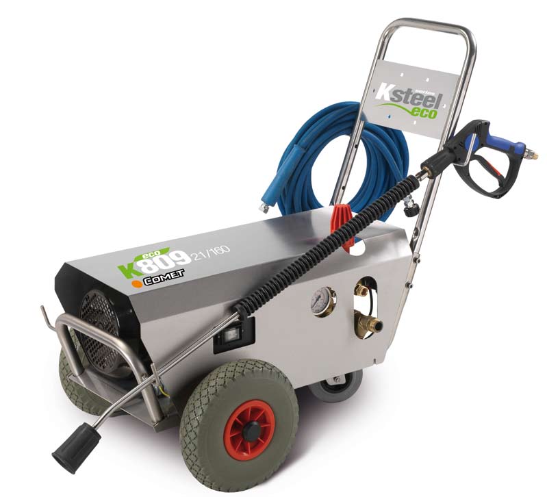 BLUE SERIES PROFESSIONAL K STEEL ECo RPM 1400 ELECTRICAL COLD WATER HIGH-PRESSURE CLEANERS IDROPULITRICI ELETTRICHE AD ACQUA FREDDA 34 GENERAL FEATURES Inlet water temperature: 85 C (K 801 ECO K 901