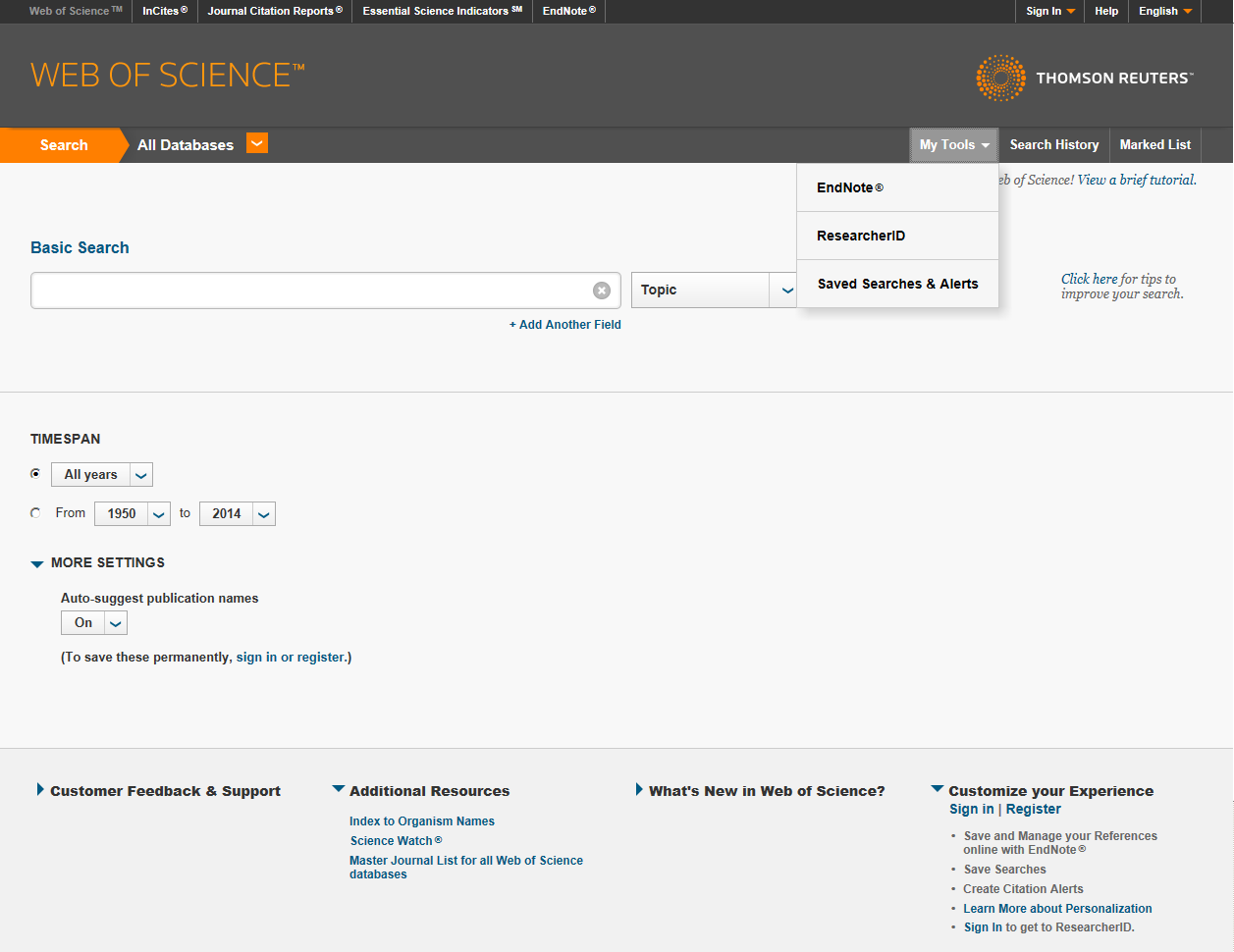 Analisi e misurazioni all interno di istituzioni Journal citation repors: Impact Factor e altre metriche a livello rivista Individua Istituti/autori/ pubblicazioni emergenti Identificatore univoco di