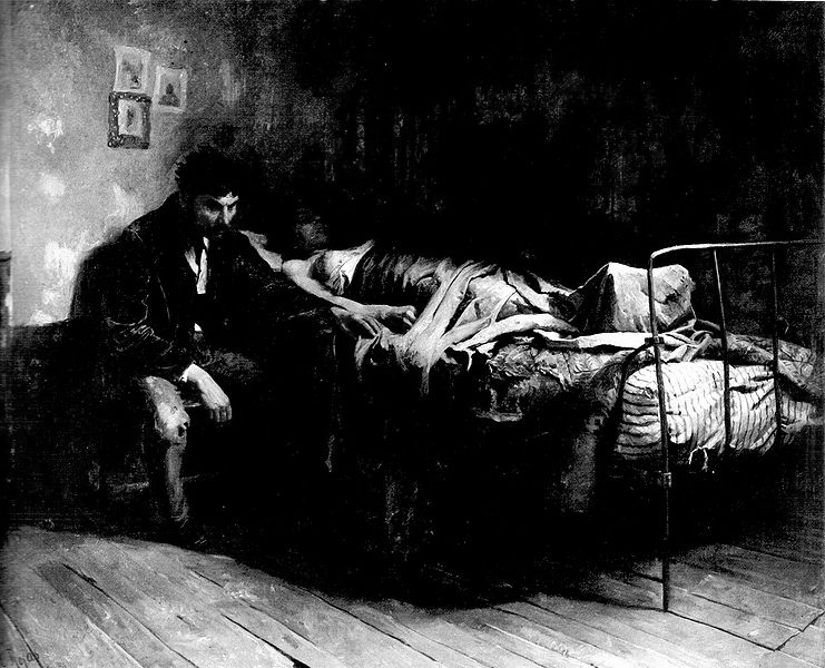 La Miseria di Cristóbal Rojas (1886).