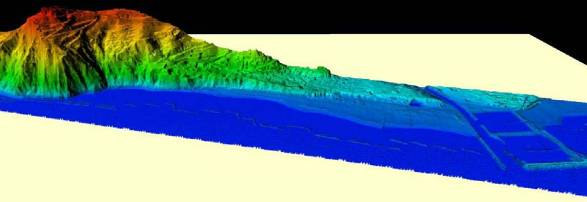 2009, aprile Rilievo topografico con tecnica laserscanner aviotrasportato, produzione di ortofoto digitali.