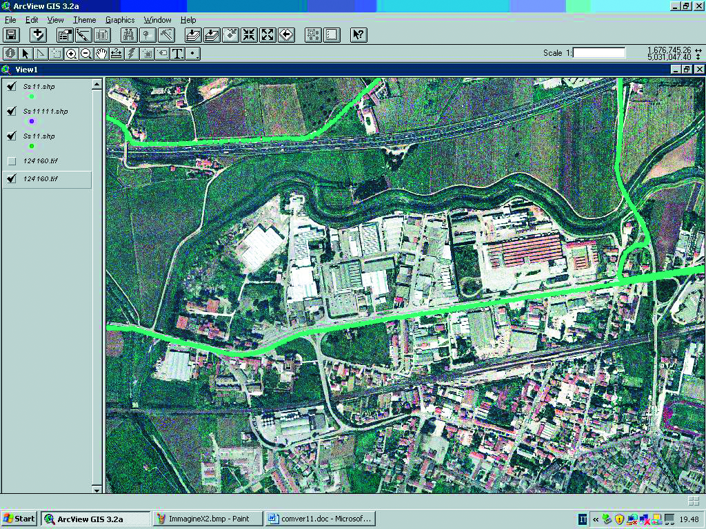 Libro CCIAA cap5.qxd 28-02-2006 14:47 Pagina 98 Fig. 5.11 - Ortofoto del 1998 contenente l area industriale di San Bonifacio.