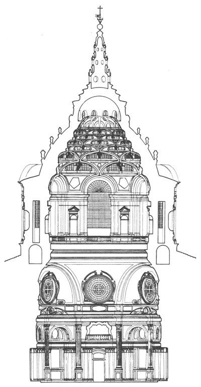 CAPPELLA DELLA SINDONE La Cappella, che ospitò la Sindone dal 1694, venne commissionata a Carlo di Castellamonte dal duca Emanuele Filiberto di Savoia