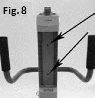 7 8.2 Montaggio kit elettrico LINAK (per RI830) 1. Fissare la staffa di supporto della centralina alla colonna con le viti in dotazione utilizzando i fori predisposti. (Fig.4)* 2.