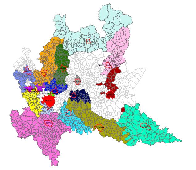 Le Reti territoriali attive sul territorio 18 Reti antiviolenza 29 Centri