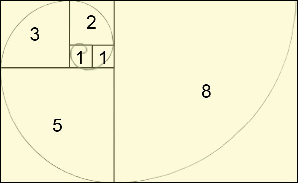 La sezione aurea In matematica, la successione di Fibonacci è una successione di numeri interi positivi in cui ciascun numero è la somma dei due precedenti e i primi due termini della successione