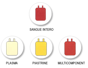 IL BUON USO Ogni unità di sangue donata può essere frazionata in TRE emocomponenti ed