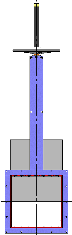 Caratteristiche: Azionamenti standard: Volante e Barra a sezione quadrata Si consiglia un supporto guida del tubo ogni 1,5 m.