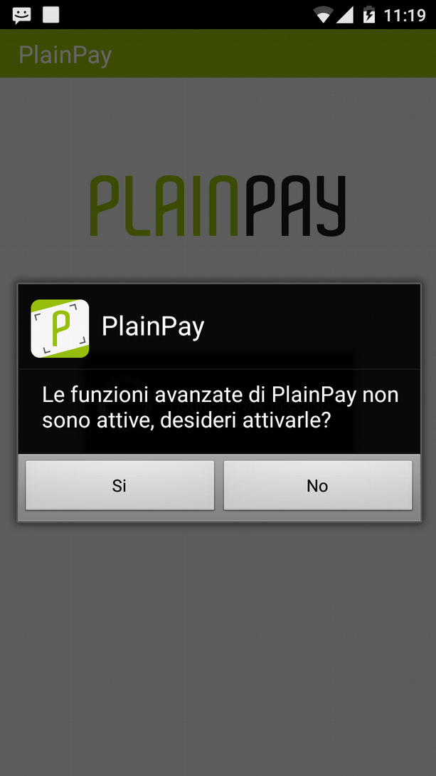 - premere su abilita altre funzioni quindi sul pulsante sì