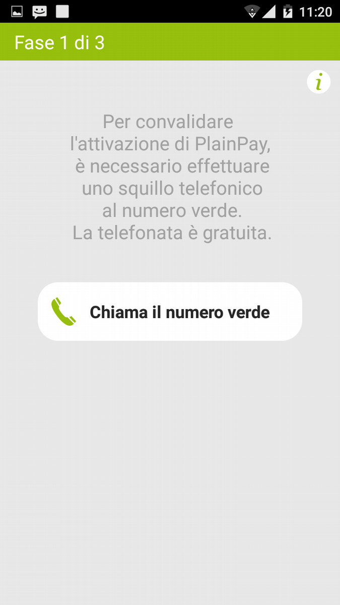 - premere sul pulsante accetta e poi inserire il numero di cellulare, quello attivo sullo smartphone, e un indirizzo mail valido e premere il pulsante Avanti : L'app si accorge se il numero è